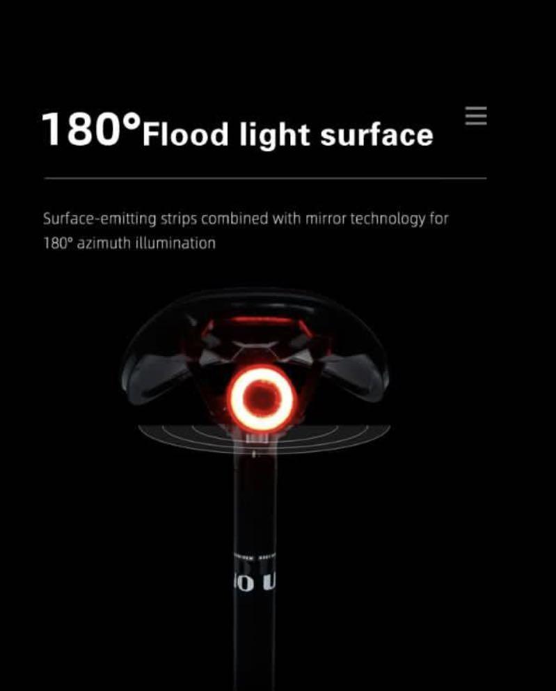 Super Bright Road bike / MTB Rear light [ Saddle light ] [ Saddle mount ...