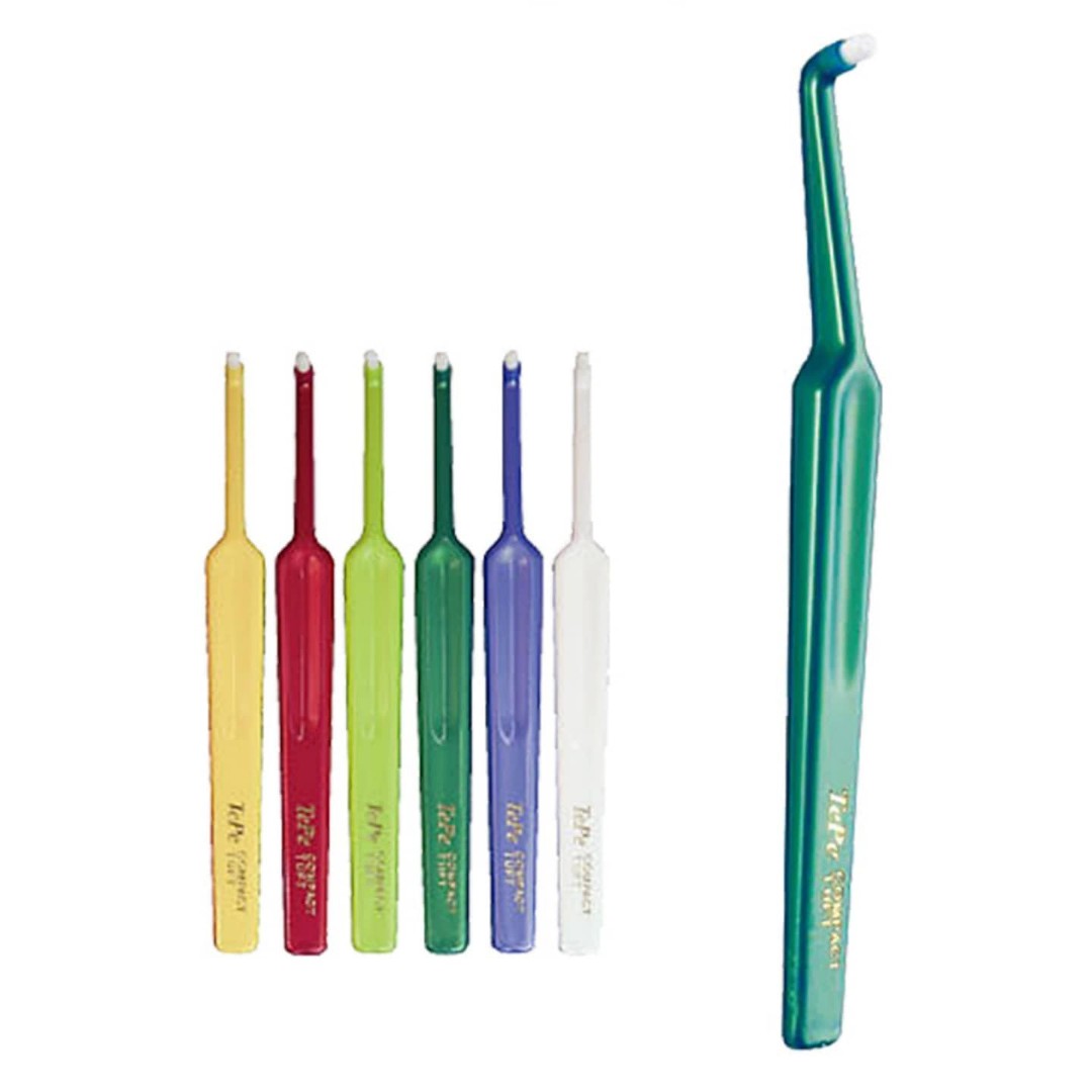 tepe compact tuft toothbrush