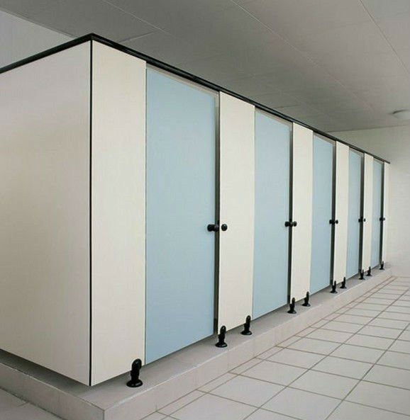 Toilet cubicle partition changing room shower, Furniture & Home Living, Bathroom & Kitchen
