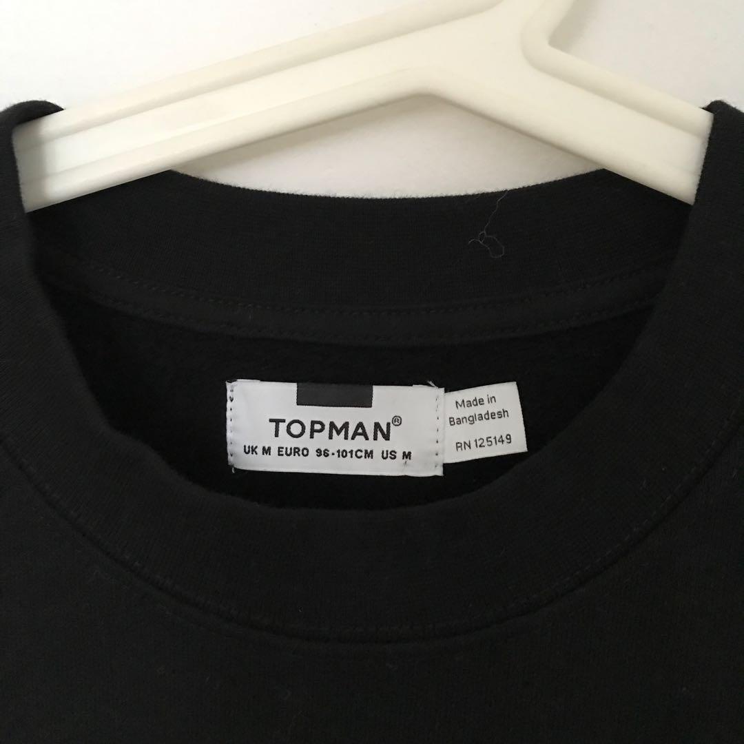 Topman black jumper online