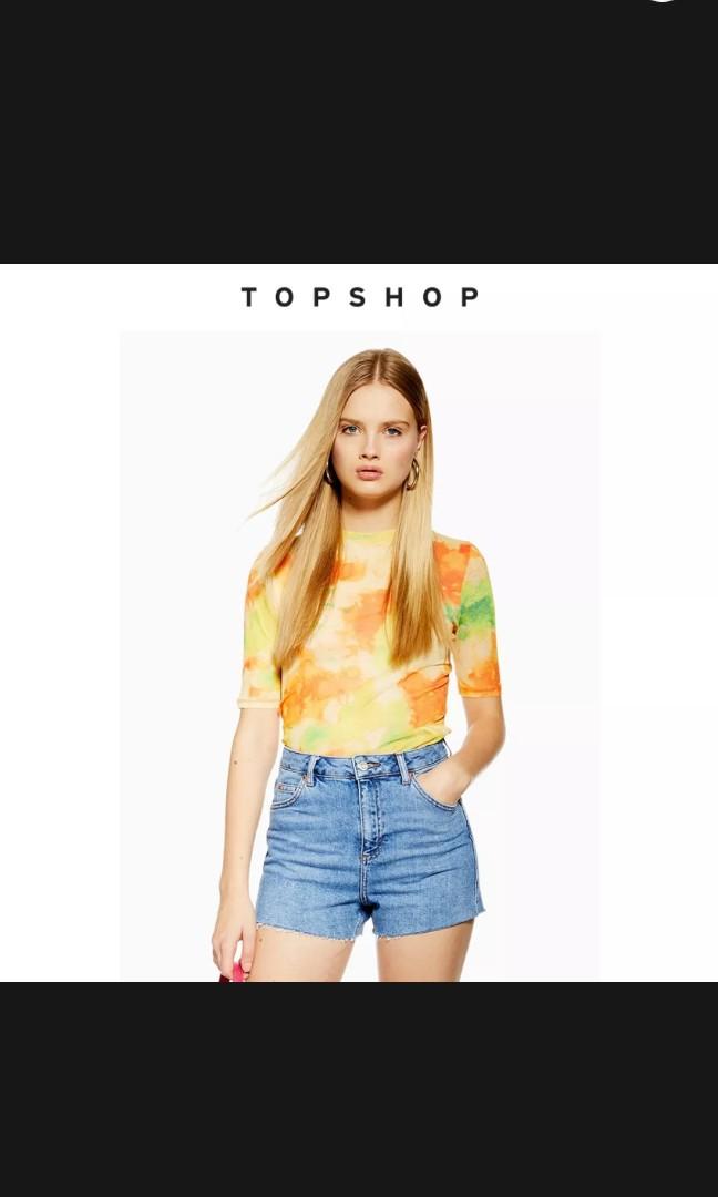 Topshop premium mom shorts sale