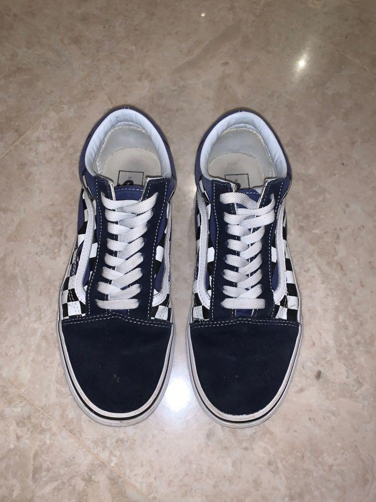 Checkered flame on sale old skool