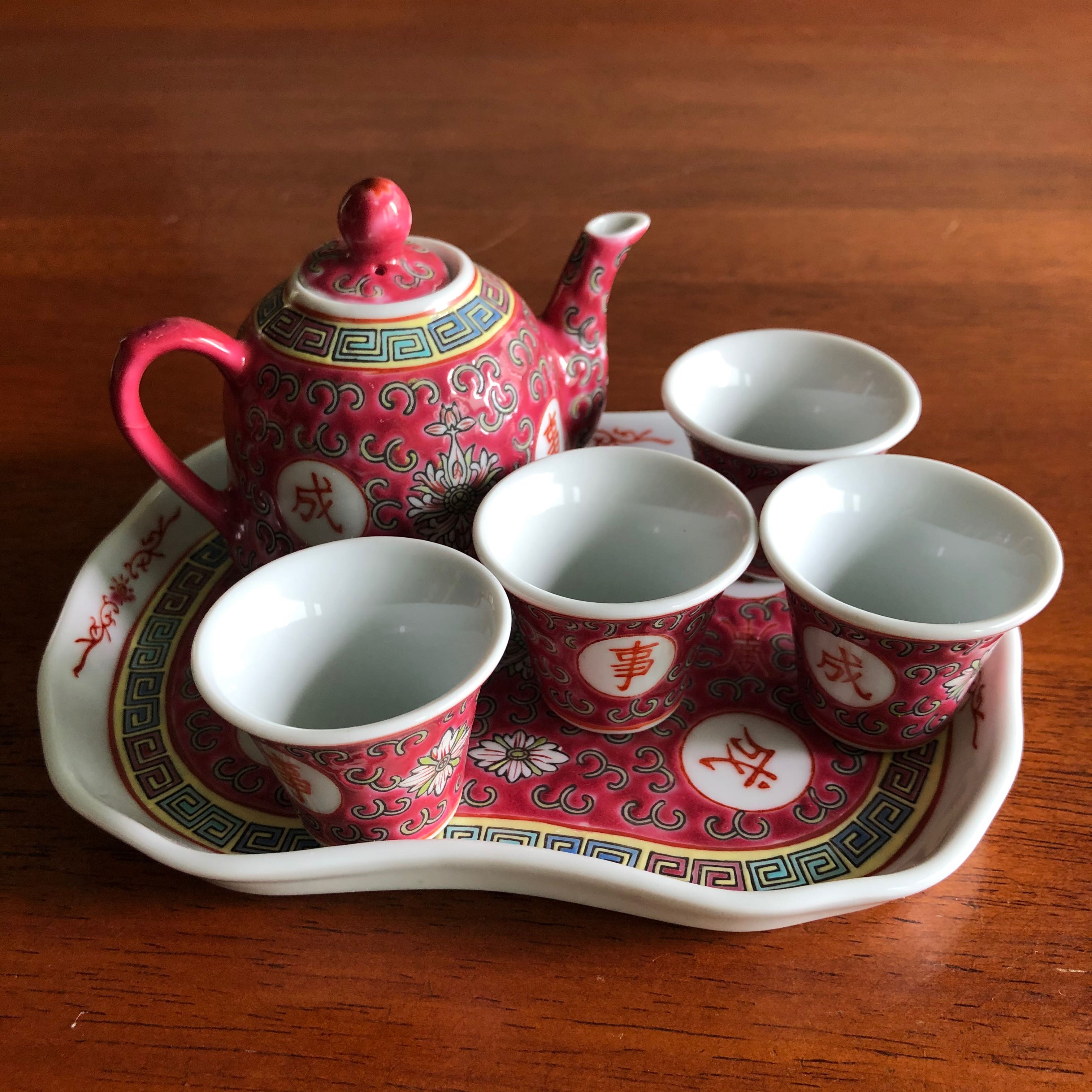 Chinese teapot deals set