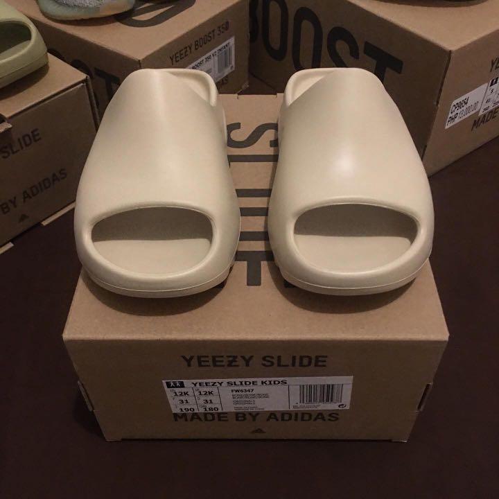 Yeezy bone slides kids top