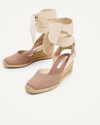 dusty rose wedges