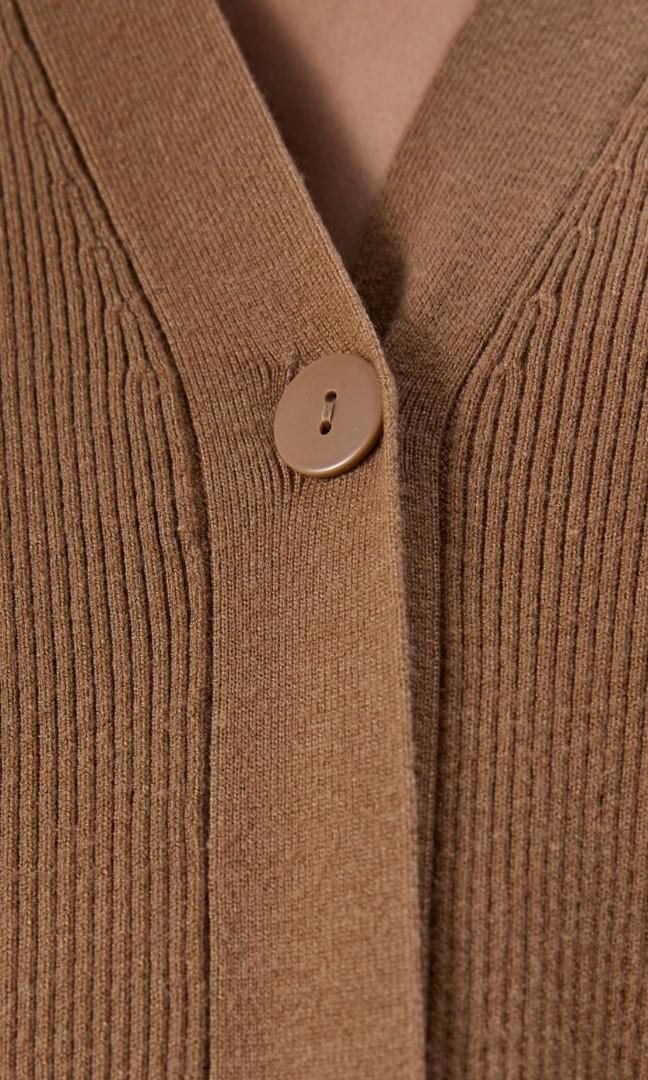 zara ribbed cardigan