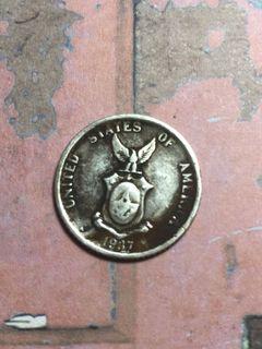 20 Centavo 1932 Old Philippine Coins