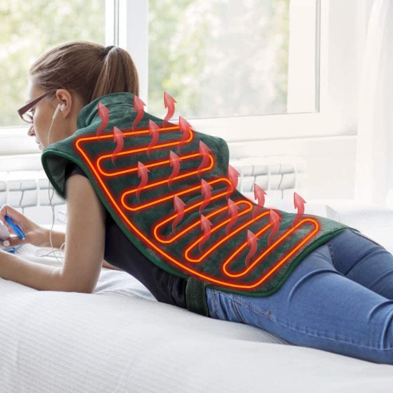 4CQ77 HailiCare Large Heating Pad for Back and Shoulder Pain Relief