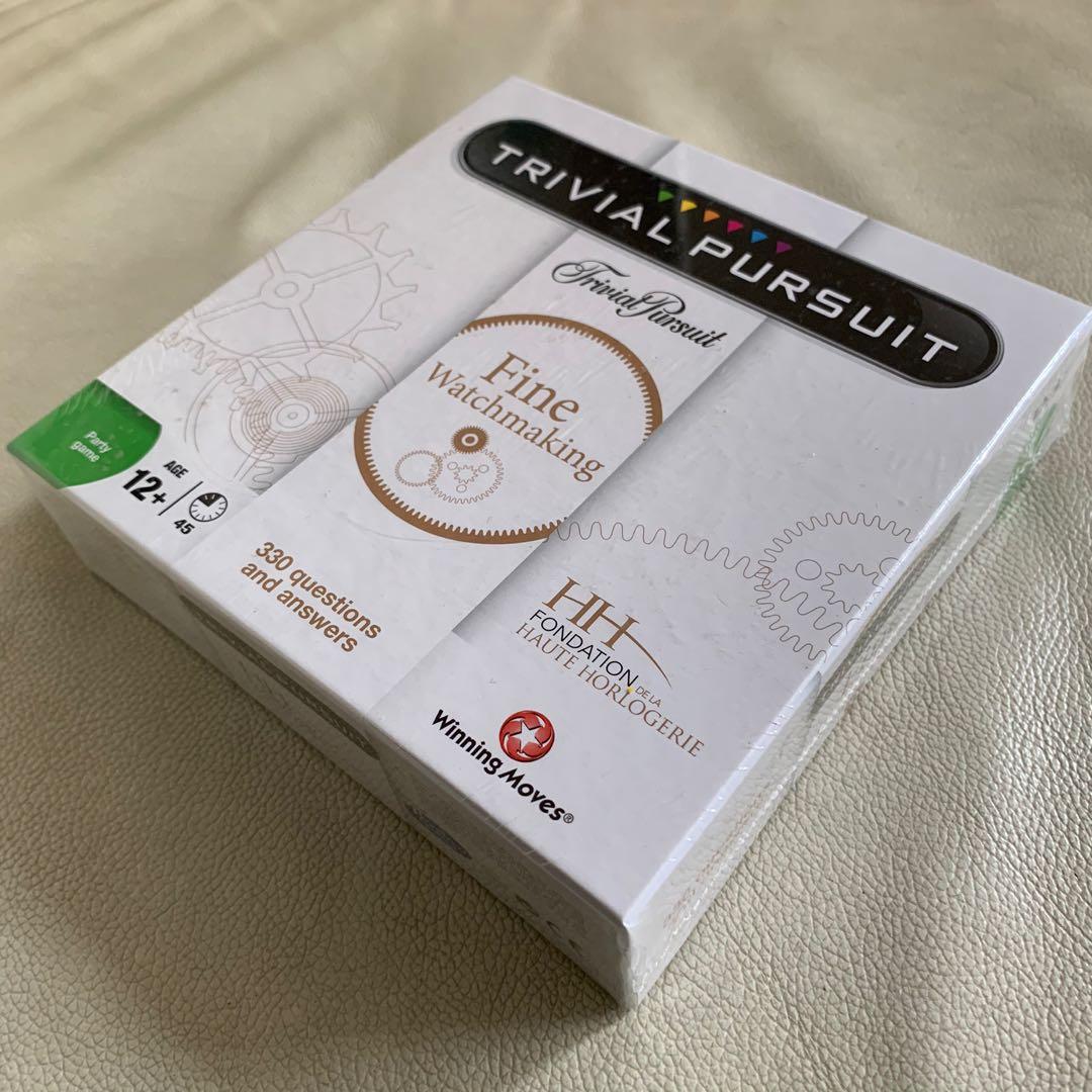 Trivial pursuit fine watchmaking on sale