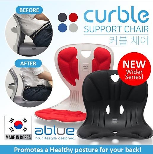 Ablue Curble Chair Posture Correction Back Support Lumbar
