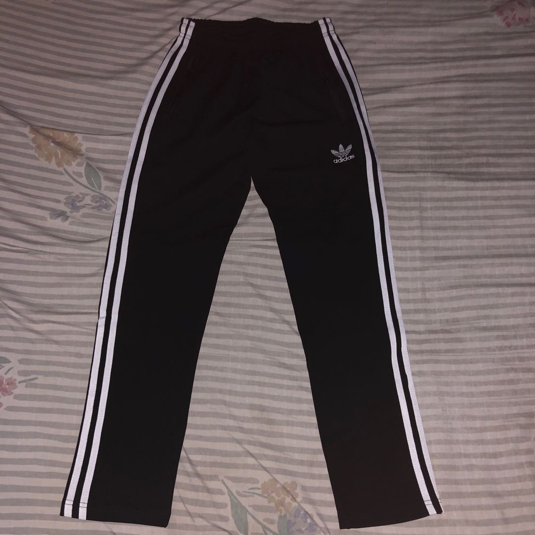 adidas orange sst track pants