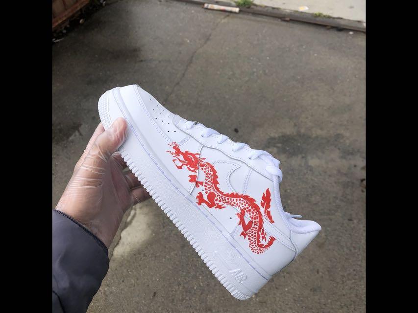 air force 1 red dragon