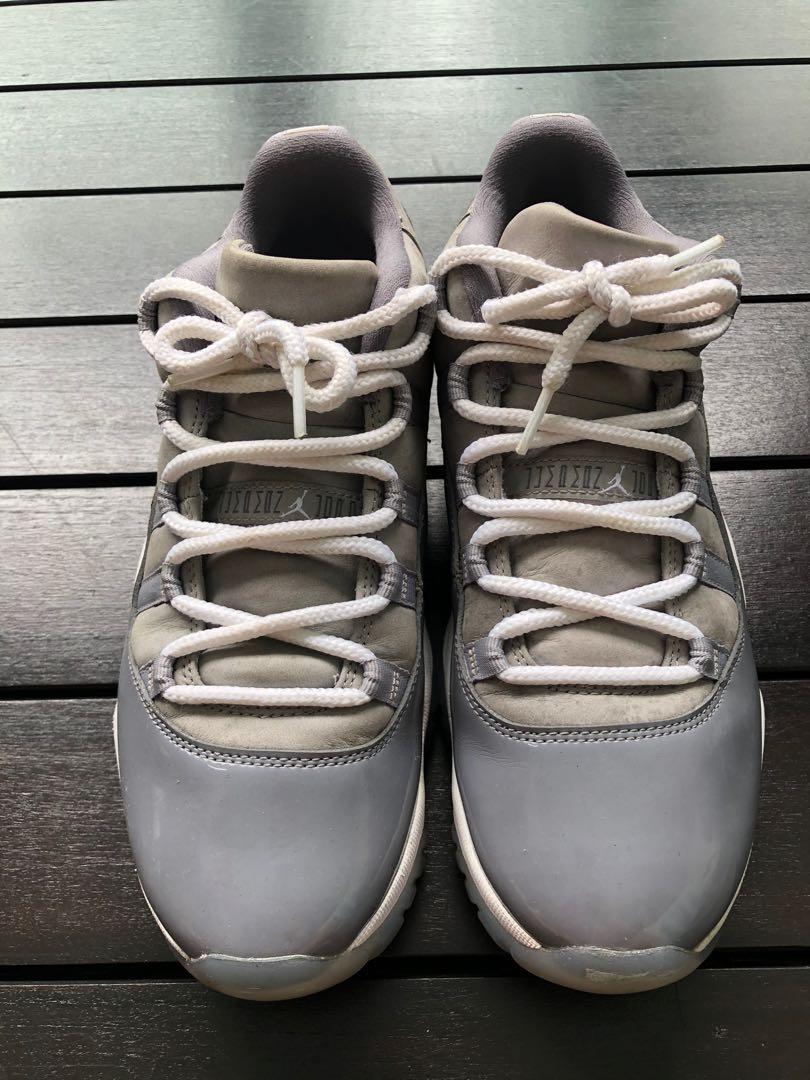 air jordan 11 retro low grey