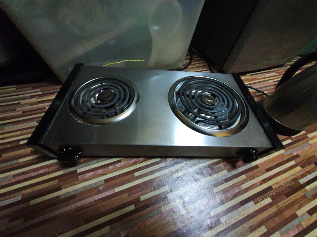 Asahi Double Electric Burner Home Furniture Home Appliances Cooking And Ovens On Carousell