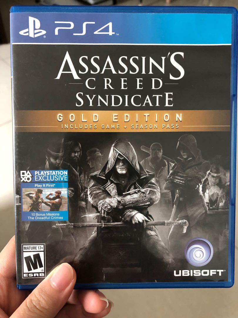 Assassin S Creed Syndicate Gold Edition Toys Games Video Gaming Video Games On Carousell
