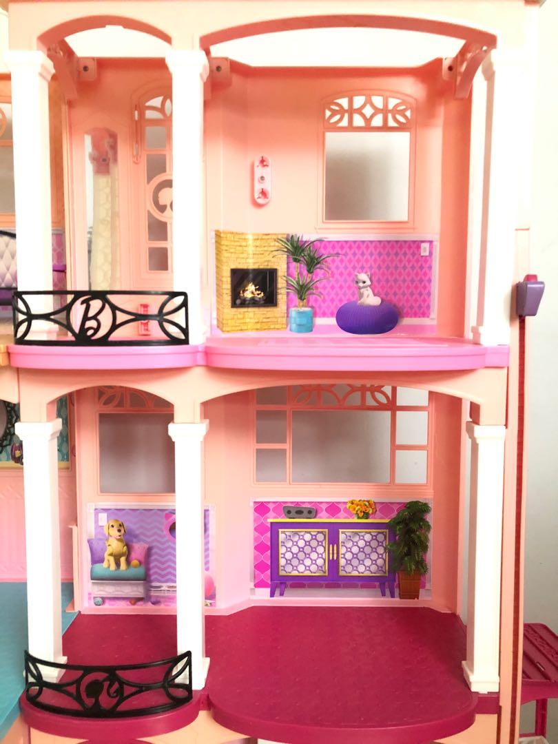 SOLD Authentic BARBIE 3 Stories Deluxe Dream House ...