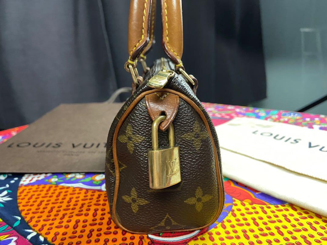 Authentic Louis Vuitton Speedy Mini HL in Monogram, Luxury, Bags