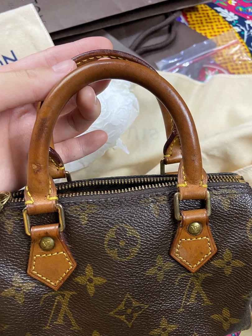 LOUIS VUITTON Monogram Mini Sac HL Speedy 1310410