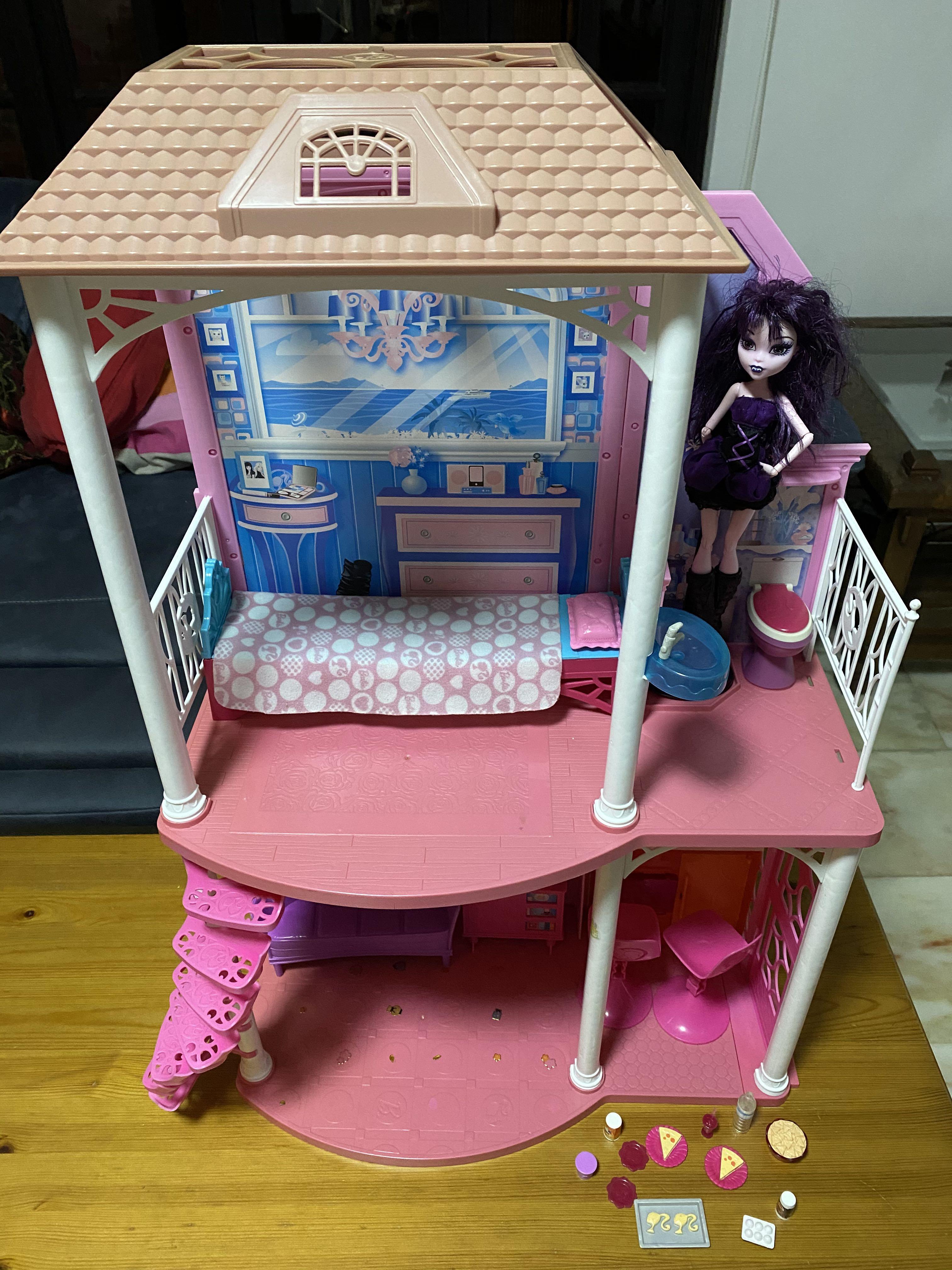Barbie House Set with doll and accessories Hobbies Toys Toys Games on Carousell