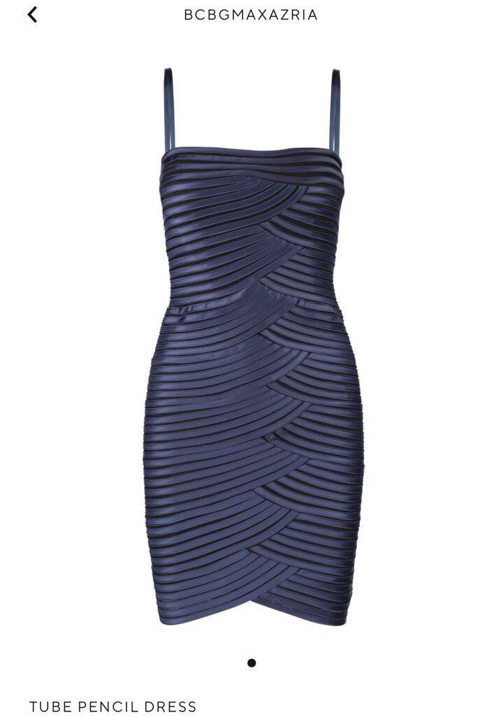 Bcbgmaxazria Navy Blue Satin Bandage Dress Women S Fashion Clothes Dresses Skirts On Carousell 5.0 out of 5 stars. carousell