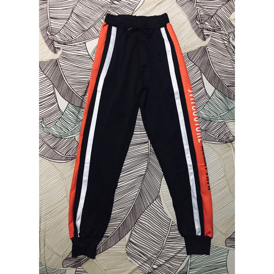high waist trackies