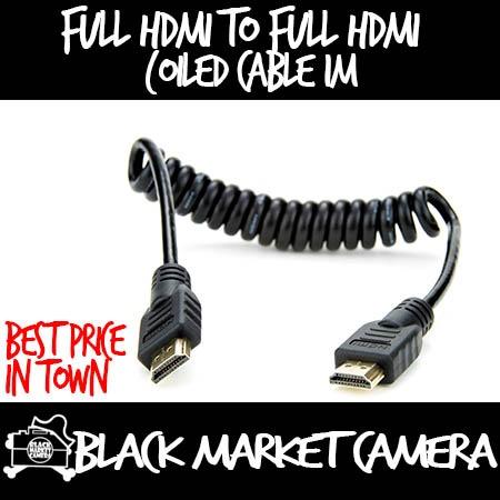 Bmc Full Hdmi To Full Hdmi Coiled Cable 1m Mobile Phones Tablets Mobile Tablet Accessories Mobile Accessories On Carousell