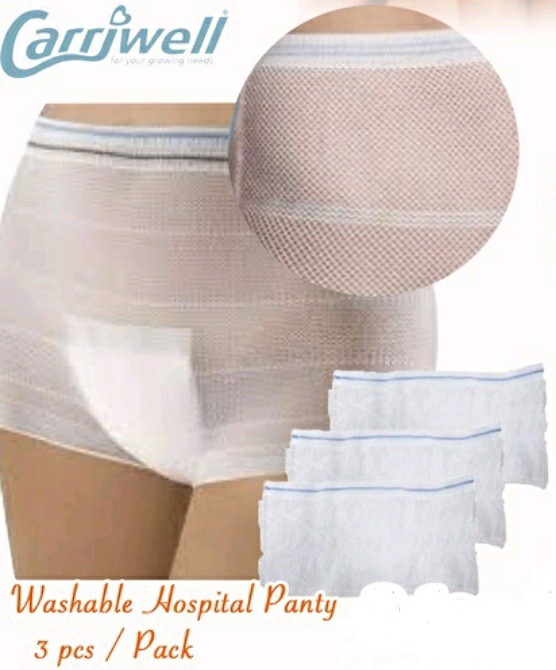 BN 5pc Maternity mesh panties disposable washable postpartum