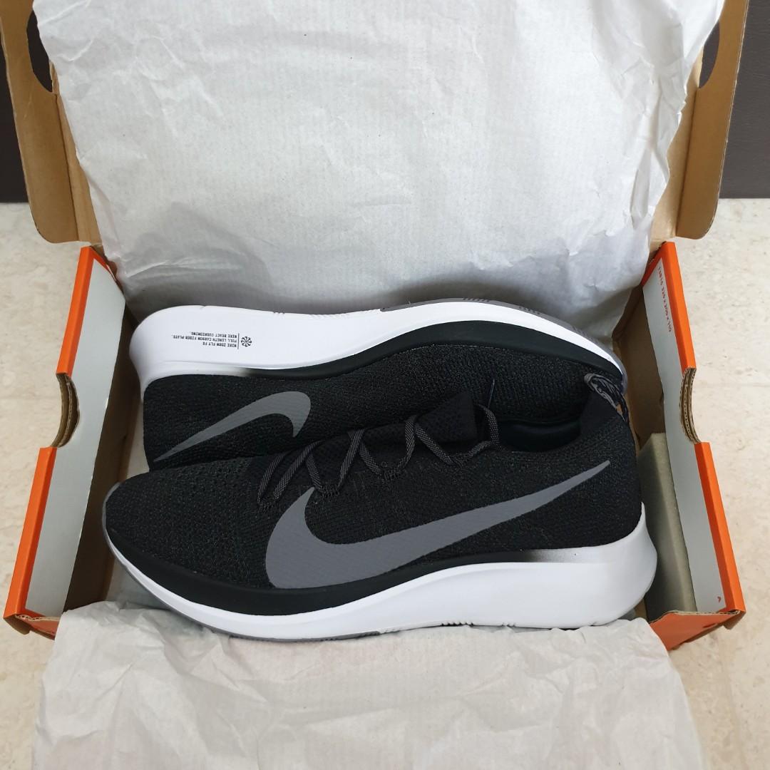 BNIB Authentic Nike Men s Zoom Fly Flyknit Black Gunsmoke US9.5 UK8.5 Men s Fashion Footwear Sneakers on Carousell