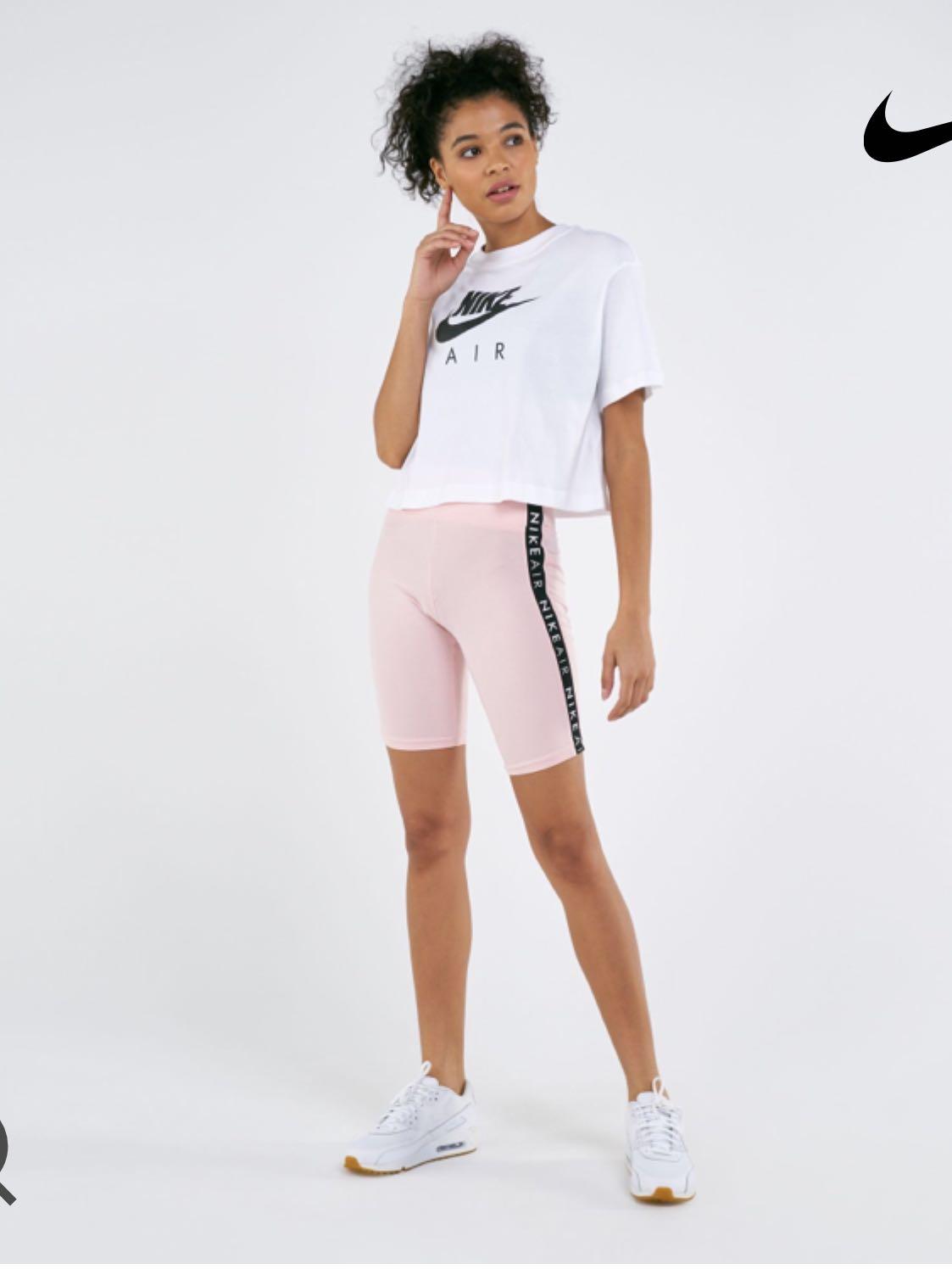 Nike air bike shorts pink 2025