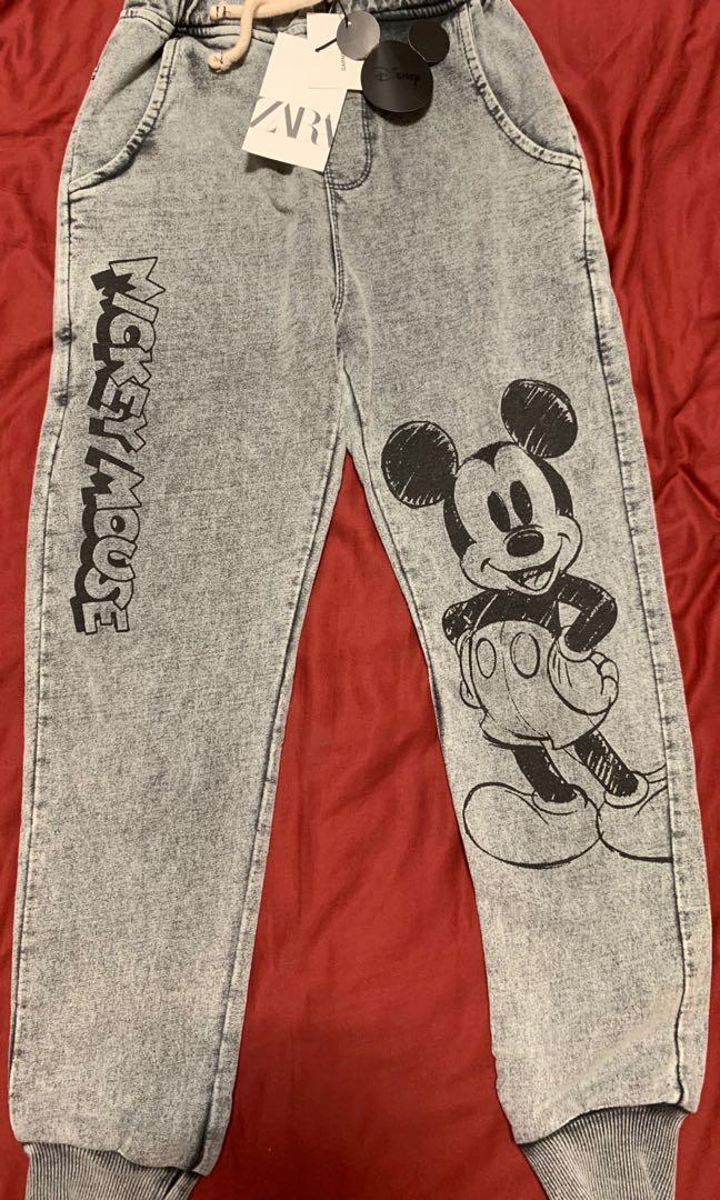 ZARA Disney Mickey Mouse pants 