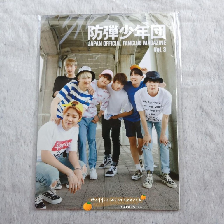 Bts Japan Official Fanclub Magazine Vol 3 Rare K Wave On Carousell