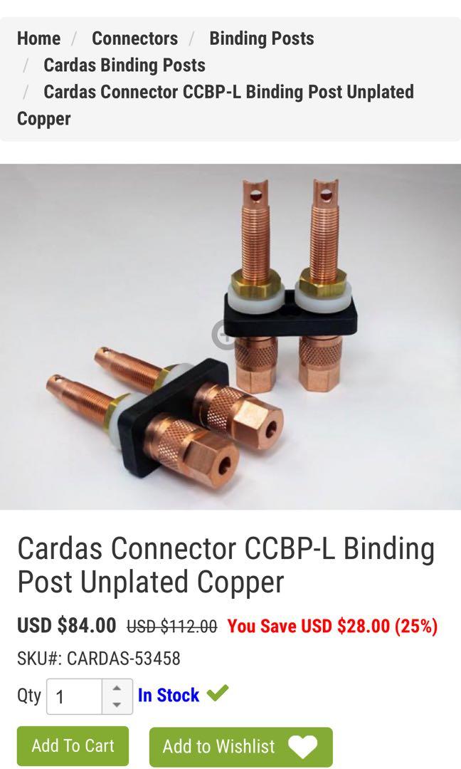 Cardas CCBP L Binding Post