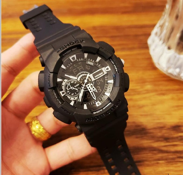 Casio G Shock GA 110 1B All Black Digital Analog Watch GA 110