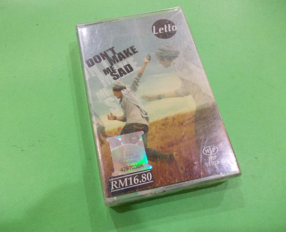 Cassette Kaset Letto Son T Make Me Sad Album 2007 Indo Pop Rock Sandaran Hati Music Media Cd S Dvd S Other Media On Carousell