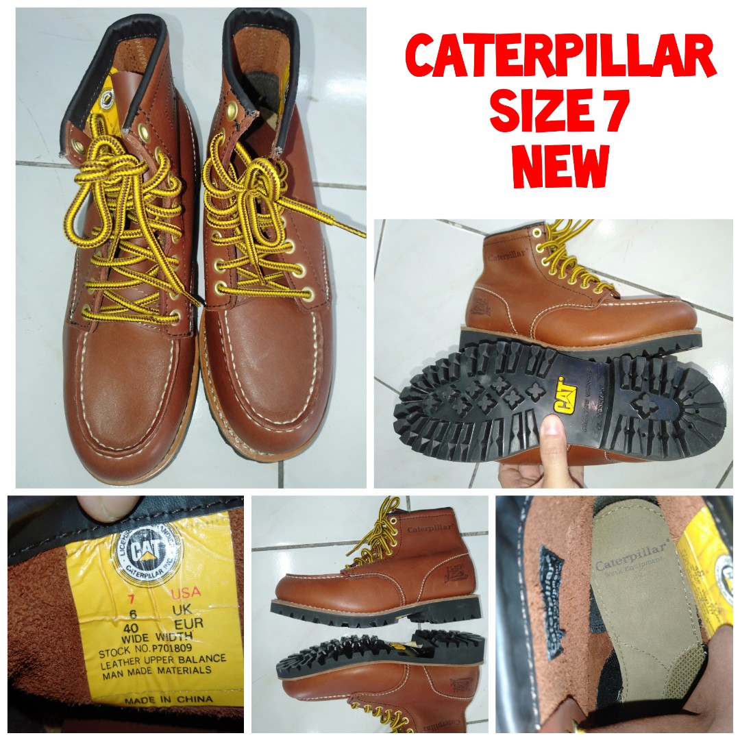 caterpillar shoes size