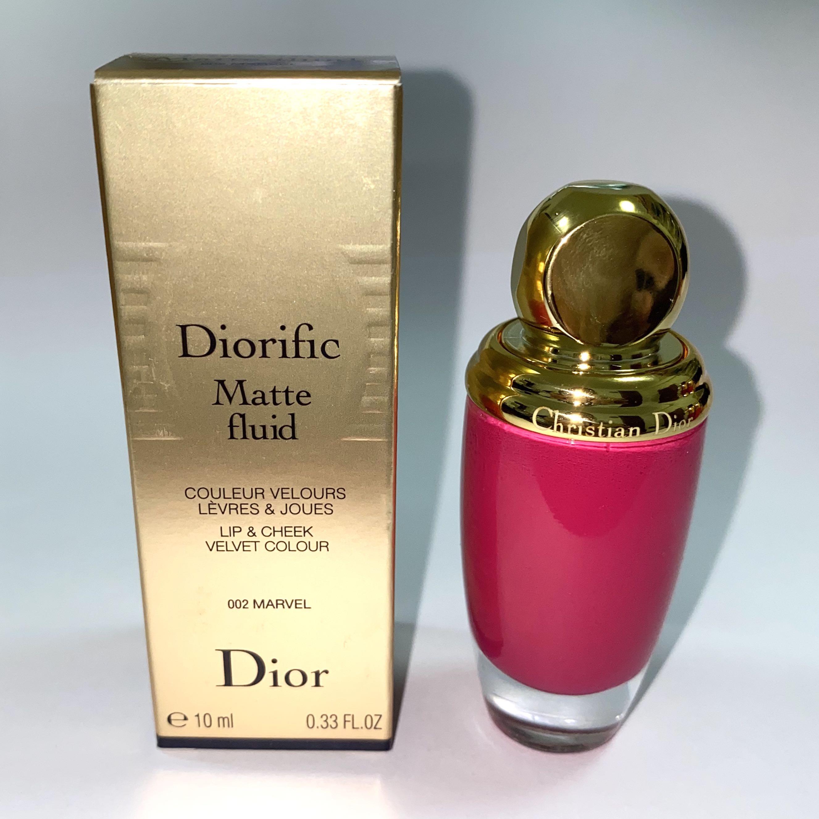 Christian Dior Diorific Matte Fluid Lip Cheek Velvet Colour 002 MARVEL