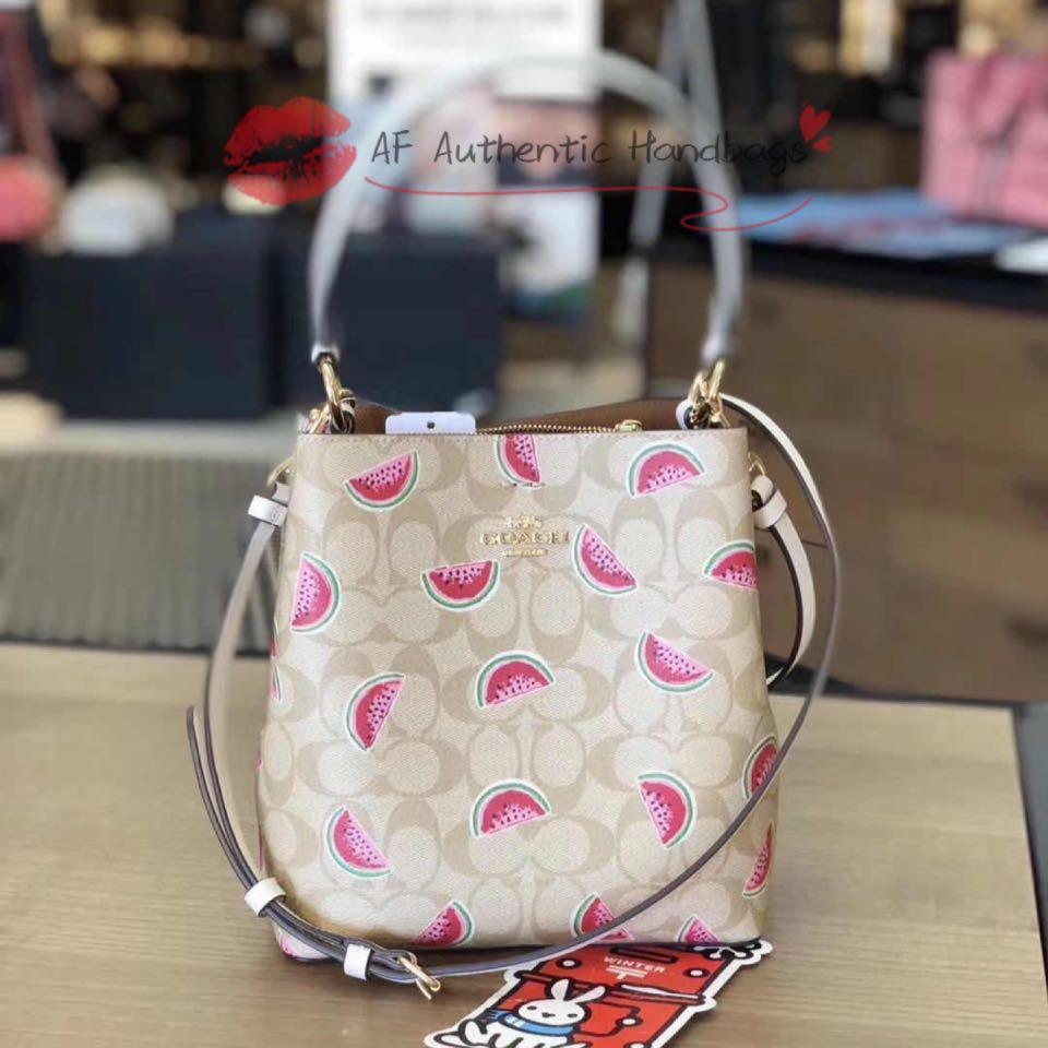Coach预购 Rm9xx 夏天 西瓜系列水桶包好可爱 三位数美国现货限量款式别错过啦 最新款 Women S Fashion Bags Wallets On Carousell