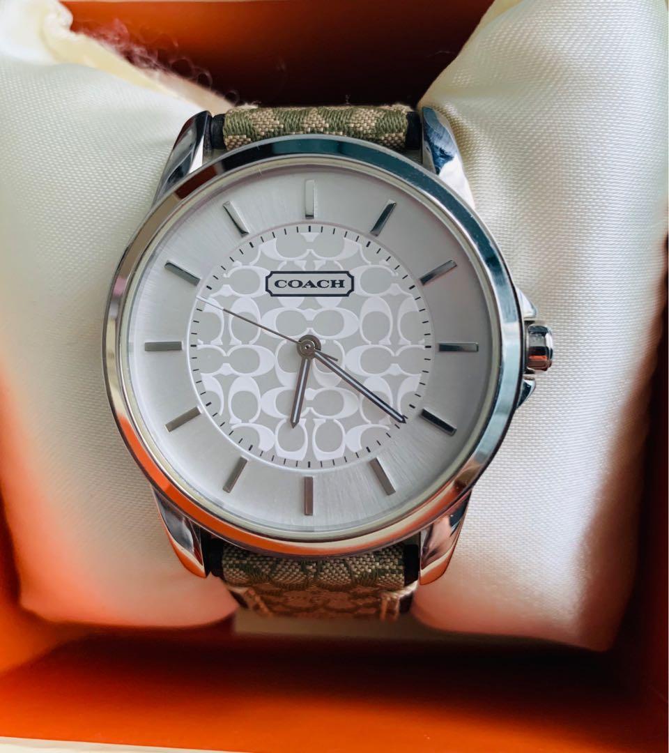 Coach signature outlet watch strap