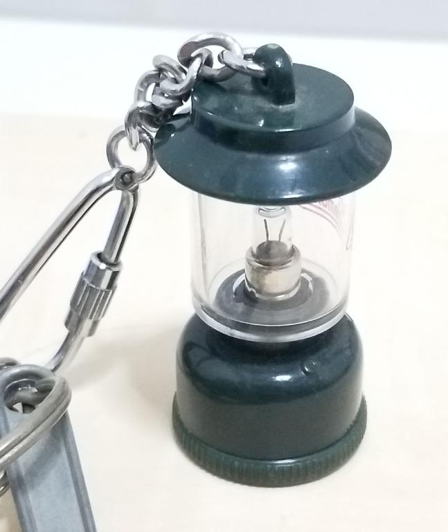 Coleman Lantern Lamp Mini Toy Keychain 迷你戶外燈玩具鑰匙扣 (不跟電池 Battery Not