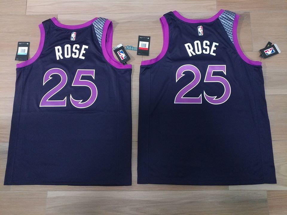 DERRICK ROSE MINNESOTA TIMBERWOLVES PRINCE JERSEY