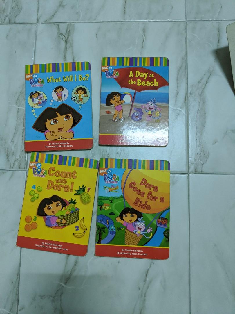 Dora Box set of 4 board books, Books & Stationery, Children's Books on ...