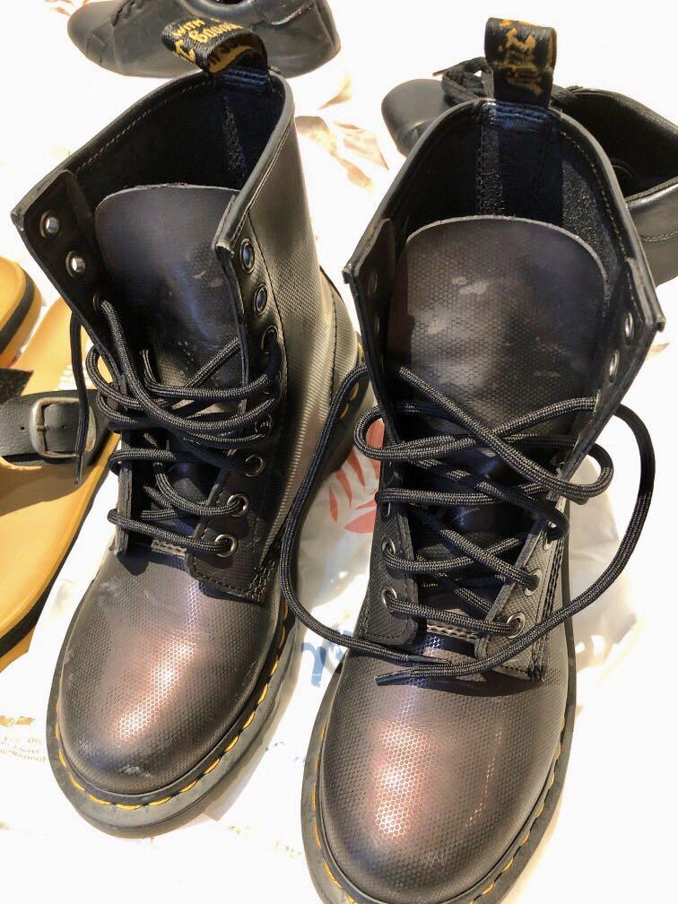 Martens Boots Dr Martens Bronze Metallic Doc Dr Martens Pascal