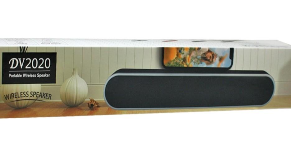 DV2020 Portable Wireless Speaker with FM Radio u0026 Woofer u0026 Memory 