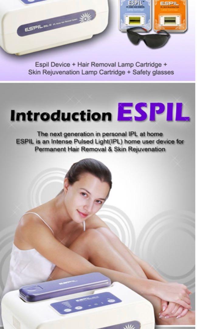 ESPIL BSL-10 IPL脱毛器 Espil IPL Laser Hair Removal BSL-10, Total 3 Lamps + Free Express