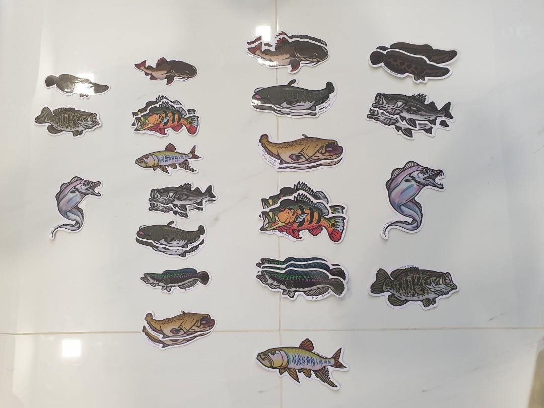 Fish decals (Category: Parts & Accessories) located in Singapore. Submitted by cr1sp (Listing ID 1019781968, Image 1). Description: 4$/pc for larger sizes 2$/pc for small.