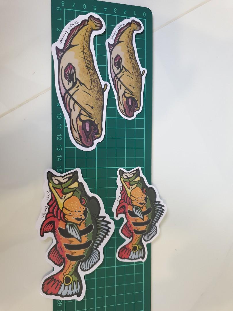 Fish decals (Category: Parts & Accessories) located in Singapore. Submitted by cr1sp (Listing ID 1019781968, Image 2). Description: 4$/pc for larger sizes 2$/pc for small.