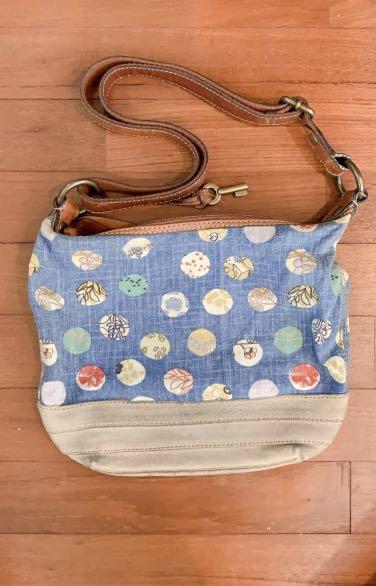 fossil patterned bags