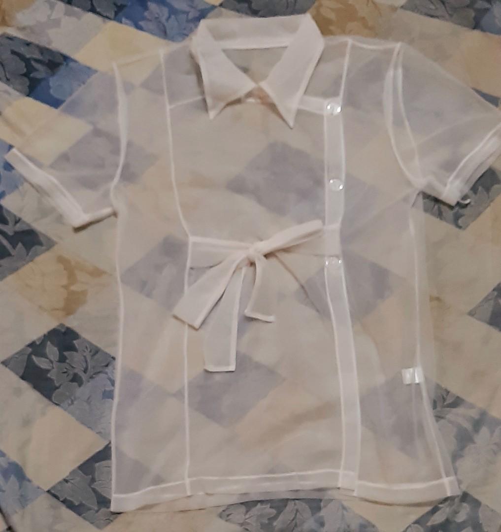 Free Sf Kawaii Aesthetic Sheer Mesh Top Outer Cute Korean Vintage Style Women S Fashion Clothes Tops On Carousell,Ray Ban Wayfarer Optical Glasses