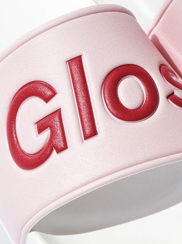 Glossier Glossiwear Slide Sandals Women s Fashion Footwear Flats Sandals on Carousell