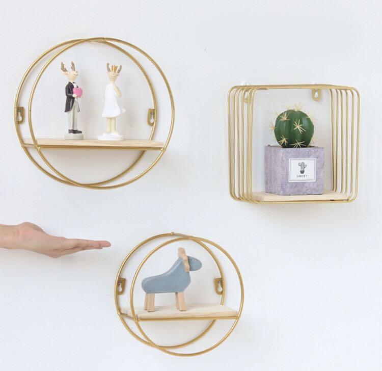 Gold Frame Rack Gold frame shelf rack, Furniture & Home Living, Home Decor, Frames ...